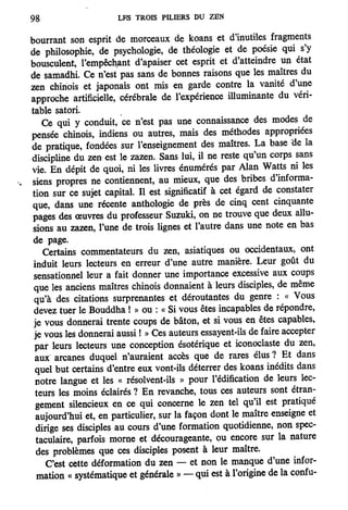 Les 3 piliers du zen de Philip Kapleau