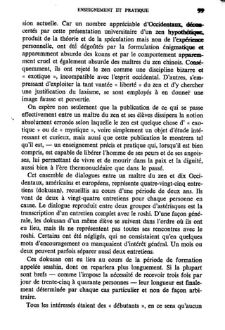 Les 3 piliers du zen de Philip Kapleau