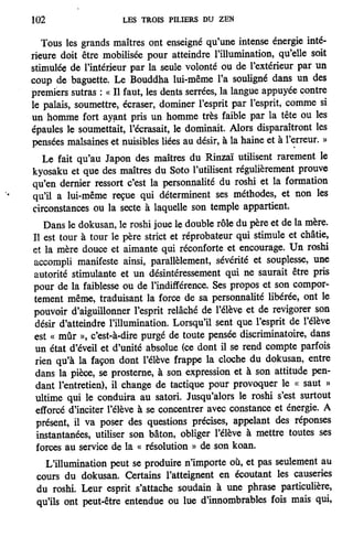 Les 3 piliers du zen de Philip Kapleau