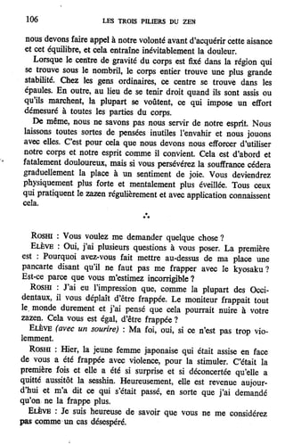 Les 3 piliers du zen de Philip Kapleau