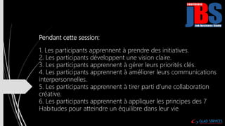 Les7 habitudes des gens efficaces | PPT