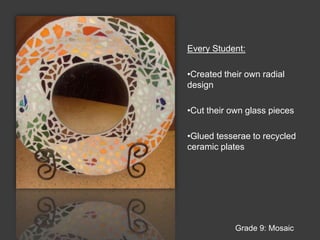 Every Student:Created their own radial design