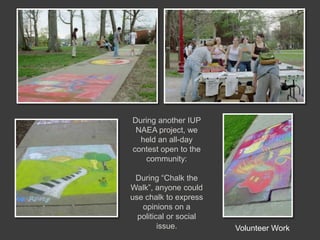 With the help of a few of my talented learning support students, we created this festive banner for a local business in Tidioute, PA.Volunteer Work