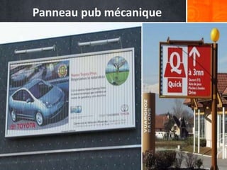Panneau pub mécanique
 