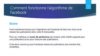 Trio Algorithm Facebook Group Les algorithmes de facebook | PPTX