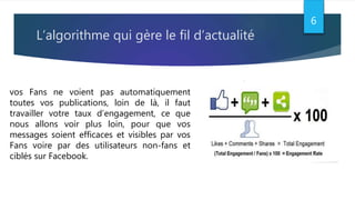 Algorithme Facebook Les algorithmes de facebook | PPTX
