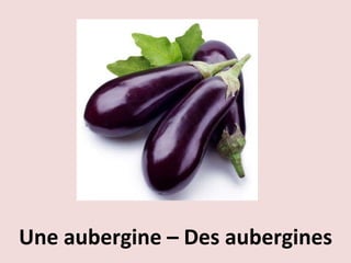 Une aubergine – Des aubergines 