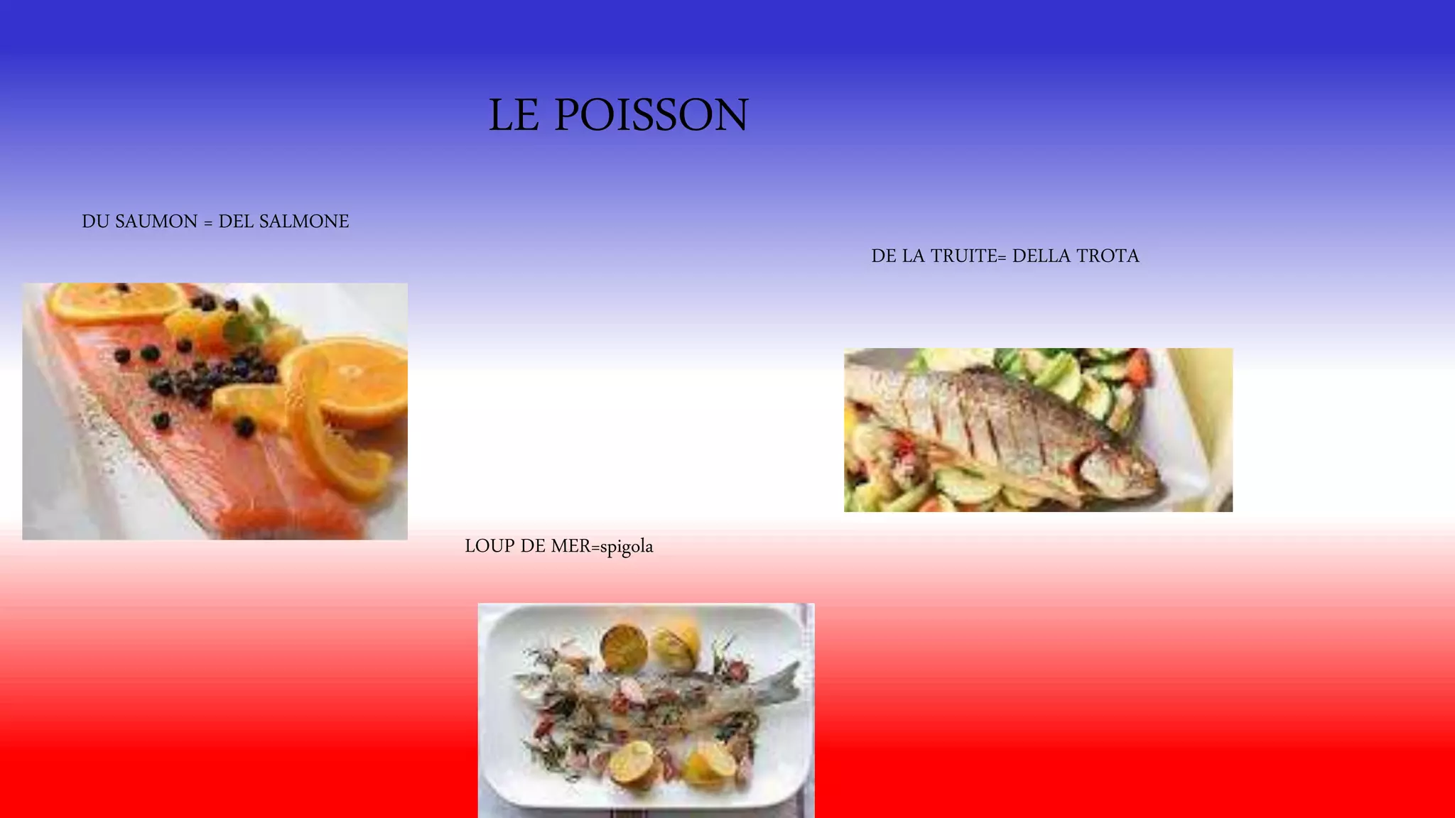 Les aliments et les boissons PPTX — free download