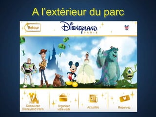 A l’extérieur du parc
 