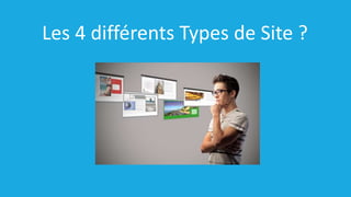 Les 4 différents Types de Site ?
 