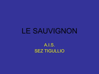 LE SAUVIGNON A.I.S. SEZ TIGULLIO 