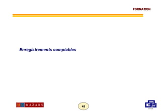 Enregistrements comptables 