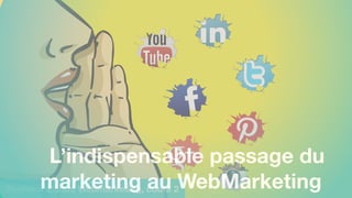 Bachelor Ecran, Webmarketing, cours 2
L’indispensable passage du
marketing au WebMarketing
 
