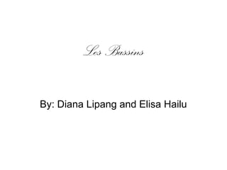 Les Bassins
By: Diana Lipang and Elisa Hailu
 