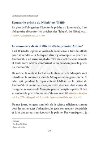 Les Benedictions Du Joumou'ah