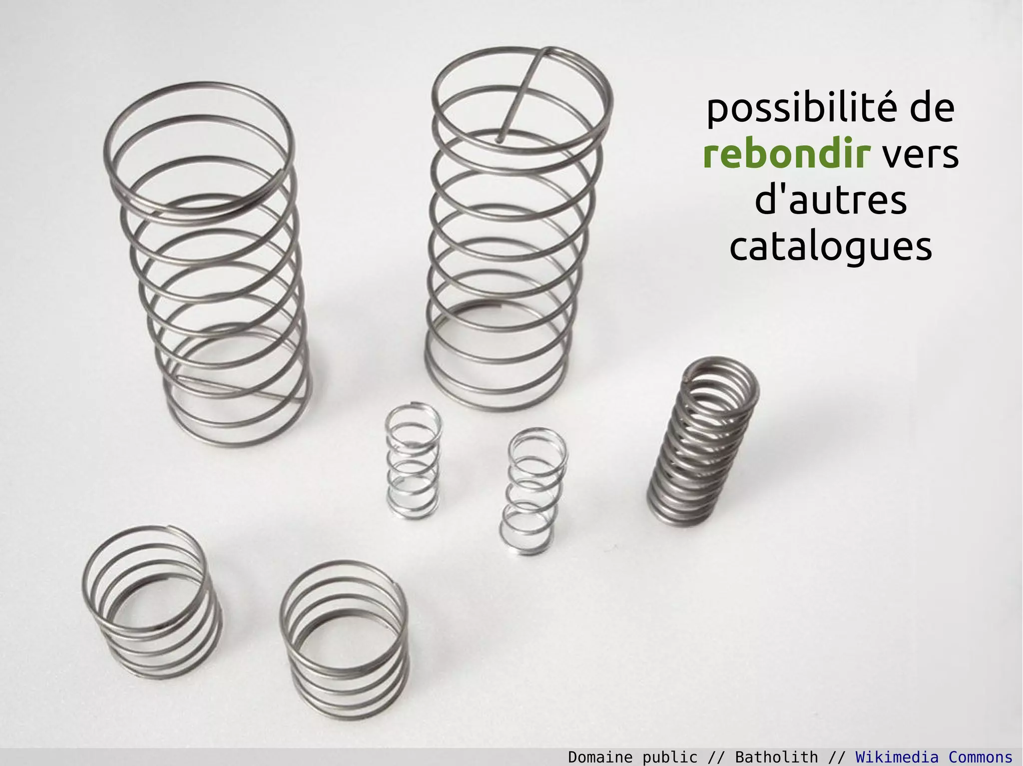 possibilité de
rebondir vers
d'autres
catalogues
Domaine public // Batholith // Wikimedia Commons