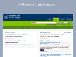 À Villanova (dans le moteur)
 