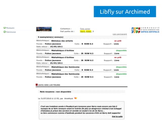 Libfly sur Archimed
 