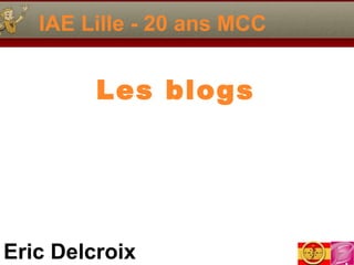IAE Lille - 20 ans MCC Les blogs 
