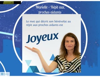 Les bénévoles sous les projecteurs