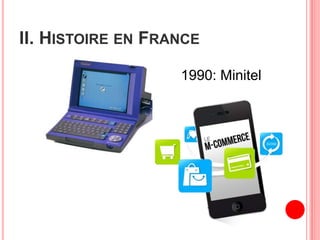 II. HISTOIRE EN FRANCE
1990: Minitel
 