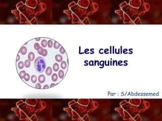 Par : S/Abdessemed
Les cellules
sanguines
 