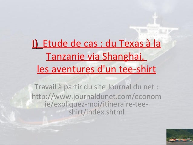 Les échanges de marchandises Slide 3