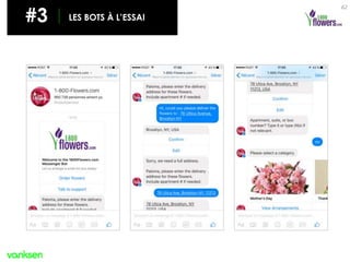 62
#3 LES BOTS À L’ESSAI
 