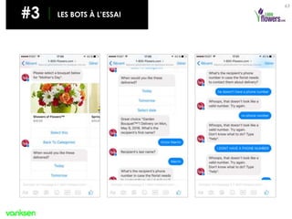 63
#3 LES BOTS À L’ESSAI
 