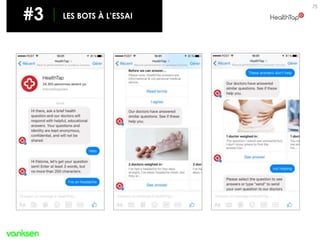 75
#3 LES BOTS À L’ESSAI
 