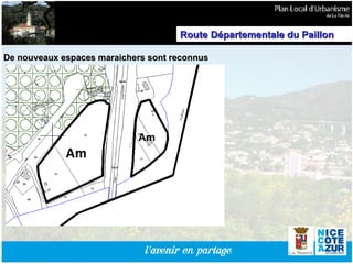 De nouveaux espaces maraichers sont reconnus Route Départementale du Paillon  
