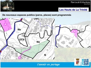 De nouveaux espaces publics (parcs, places) sont programmés Les Hauts de La Trinité 