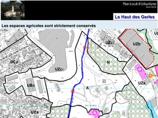 Les espaces agricoles sont strictement conservés Le Haut des Gerles 