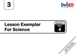 Grade 3 Science Lesson Exemplar on Weather Patterns and Observation | PDF