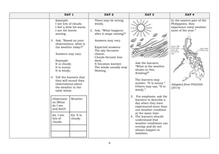 Grade 3 Science Lesson Exemplar on Weather Patterns and Observation | PDF