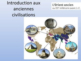 Introduction aux
anciennes
civilisations
 