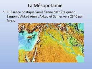Les Civilisations Anciennes La Mesopotamie Et L Egypte