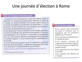 Une journée d´élection à Rome
 