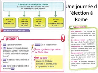 Une journée d
´élection à
Rome
 