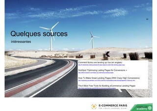 #Landingquitue
85
Comment écrire une landing qui tue (en anglais)
http://fr.slideshare.net/buzzstream/8-easy-steps-to-write-killer-landing-page-copy
HubSpot "Optimizing Lading Pages for Conversions »
http://offers.hubspot.com/thank-you/optimizing-landing-pages
How To Make Great Landing Pages (With Crazy High Conversions)
http://marketing.wordstream.com/WSContentDLHowtoMakeGreatLandingPagesSEJTakeover.html
The 6 Best Free Tools for Building eCommerce Landing Pages
http://www.woothemes.com/2015/01/e-commerce-landing-pages/
Quelques sources
intéressantes
 