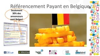 Référencement Payant en Belgique
Seulement
30% des
annonceurs
sont Belges!

 
