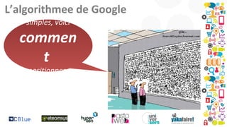 L’algorithmee de Google
« En termes 
simples, voici 

commen
t 

Se positionner sur 
Google! »

70

 
