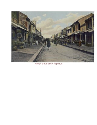 Hanoi, la rue des Chapeaux
 