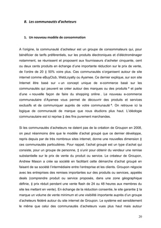 Les communautés virtuelles sur internet