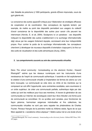 Les communautés virtuelles sur internet
