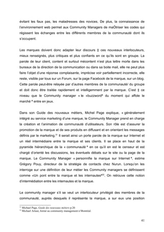 Les communautés virtuelles sur internet