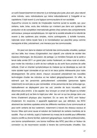 Les communautés virtuelles sur internet