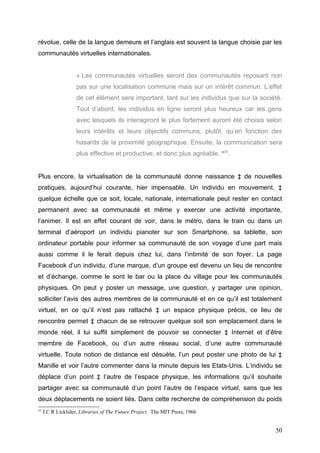 Les communautés virtuelles sur internet