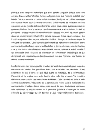 Les communautés virtuelles sur internet