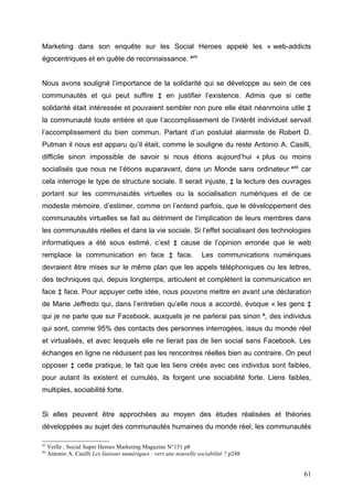 Les communautés virtuelles sur internet